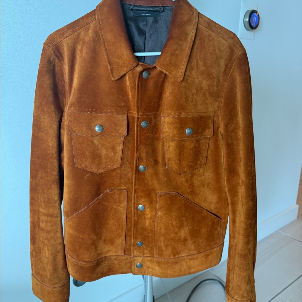 Tom Ford Tan Suede Shirt Jacket